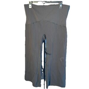 SPANX Shape Booty Boost Active Flare Pants Green Women's 1X Petite 50432R‎